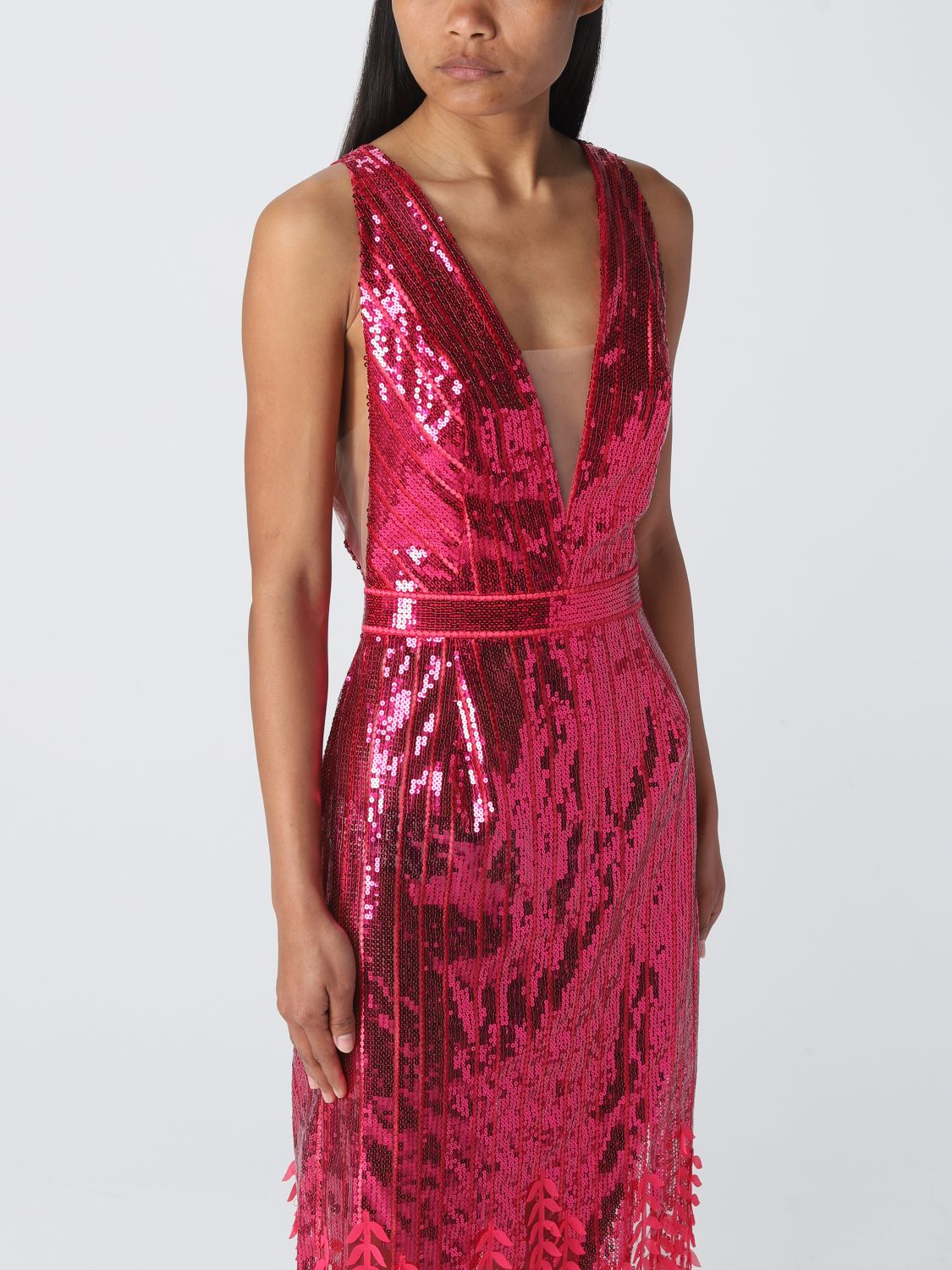 Dress Woman color Fuchsia