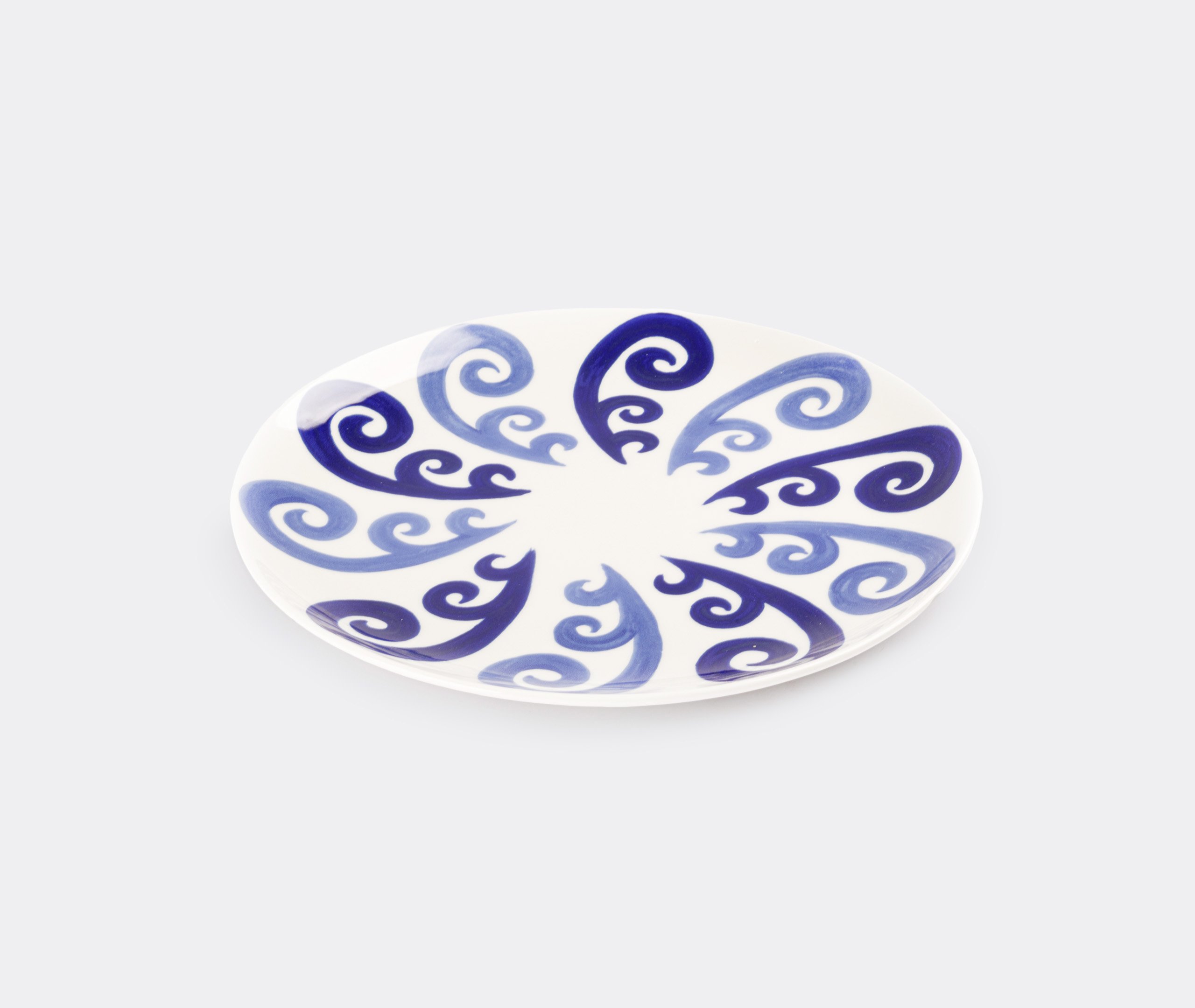 'athenee Peacock' Dinner Plate, Blue