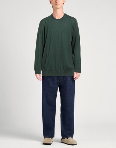 Man Sweater Dark green Size XXL Virgin Wool