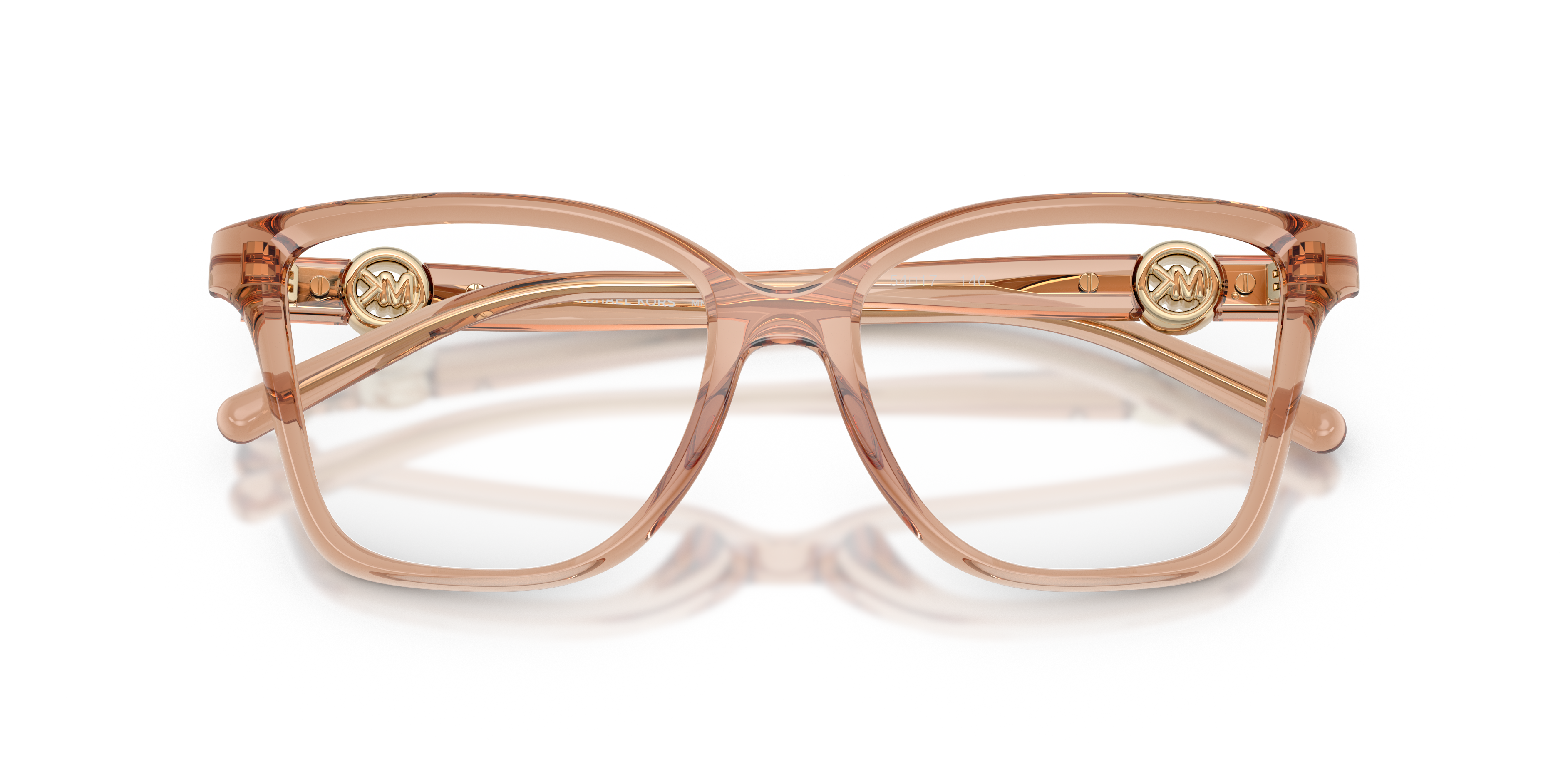 Michael Kors Mujer Michael Kors MK4180U KOBE 4051 Monturas ópticas Inyectado Marrón Transparente Cuadrada Norma