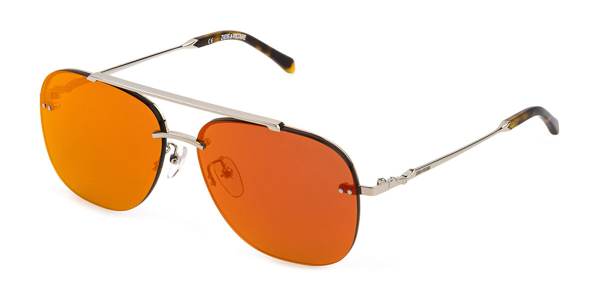 Zadig & Voltaire SZV277 579R Men's Sunglasses Silver