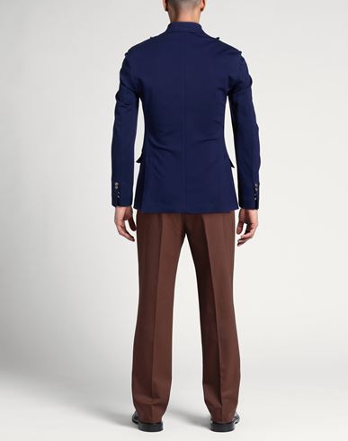 Man Blazer Blue Size 42 Viscose, Polyamide, Elastane