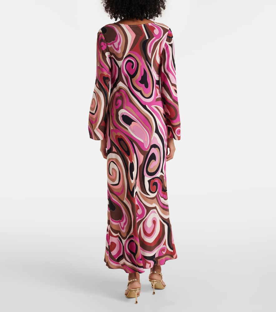 Alondra printed maxi dress