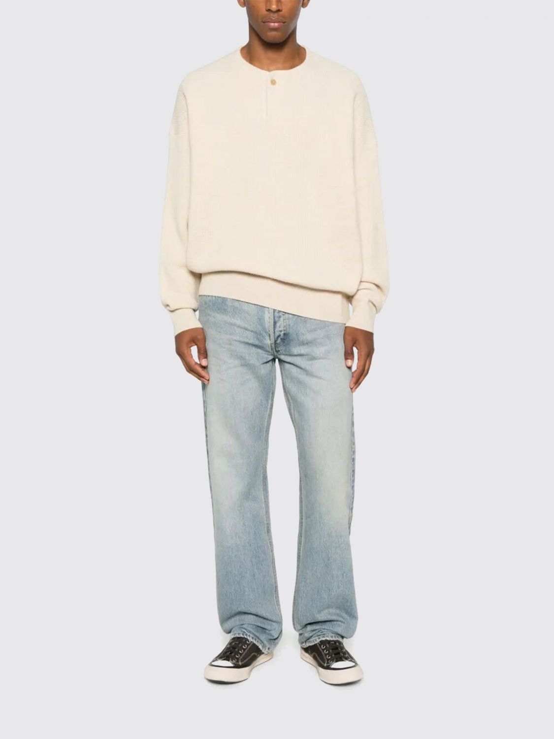 Sweatshirt Men color Ivory