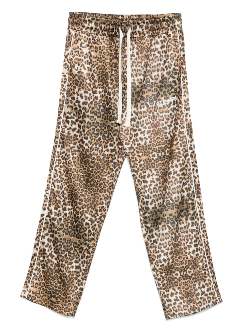 Leopard-print track pants - Brown