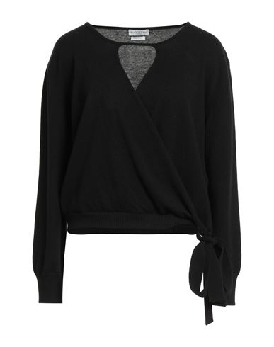 Woman Wrap cardigans Black Size 6 Wool, Cashmere