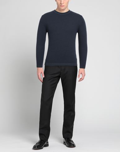 Man Sweater Slate blue Size M Merino Wool