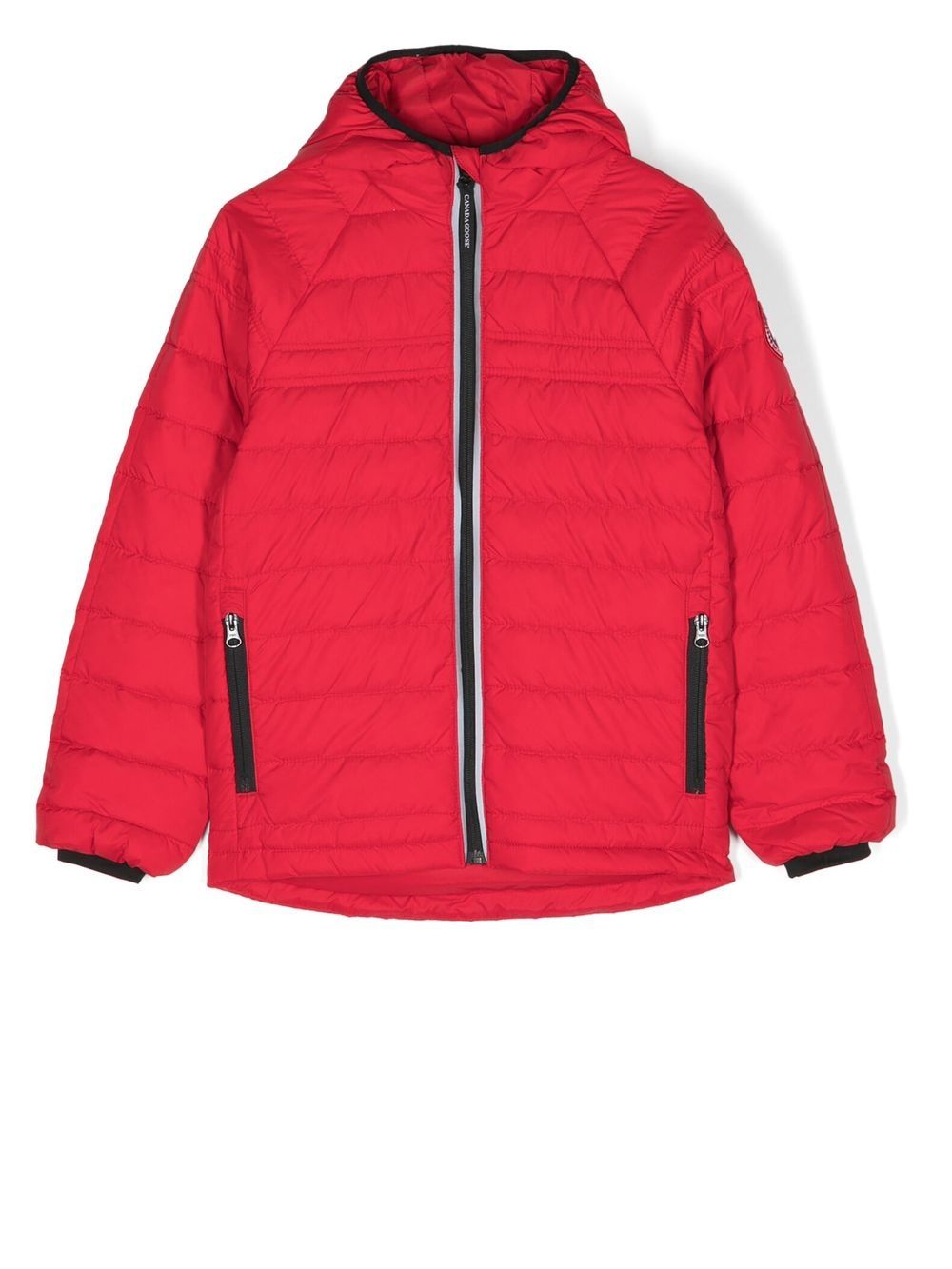 Hooded puffer jacket - Red
