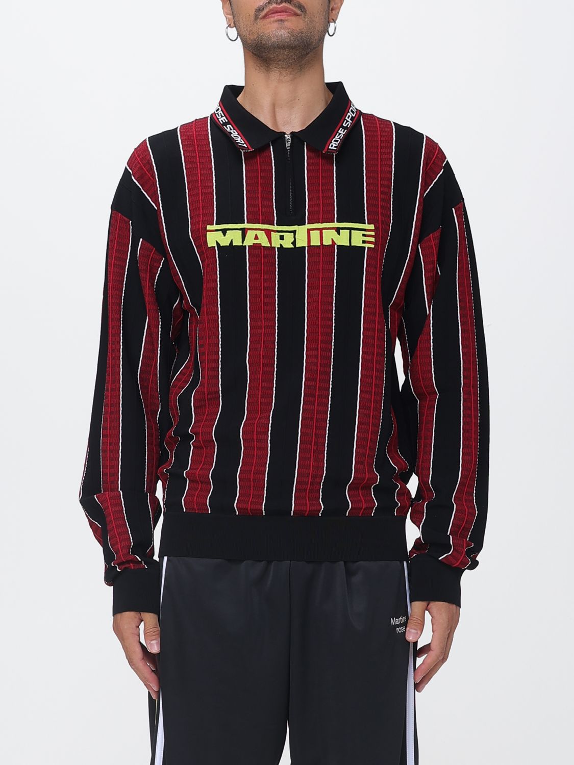 Logo Polo Shirt Red Black
