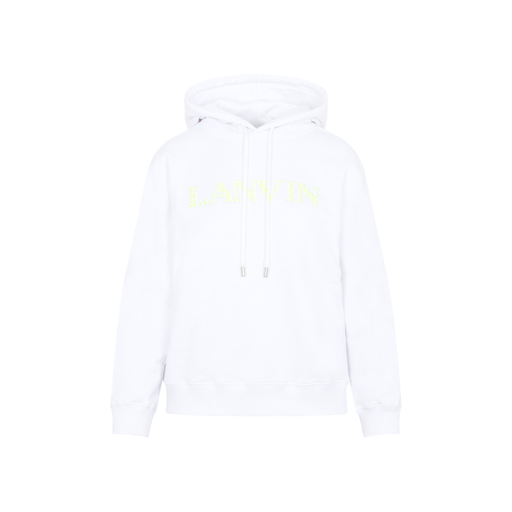 Logo Embroidered Hooded Sweatshirt