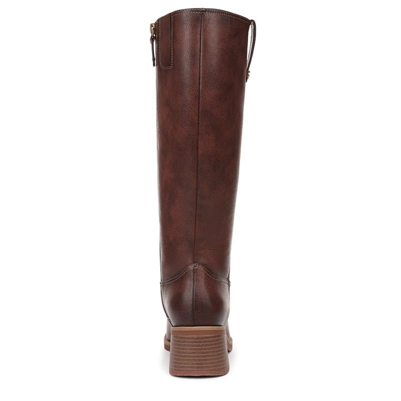 Women's Joplin Tall Boots (Auburn Brown Faux Leather)
