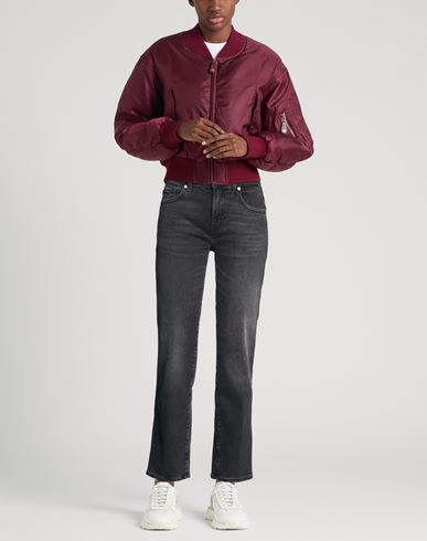 Woman Jeans Black Size 23 Cotton, Lyocell, Elastomultiester, Elastane
