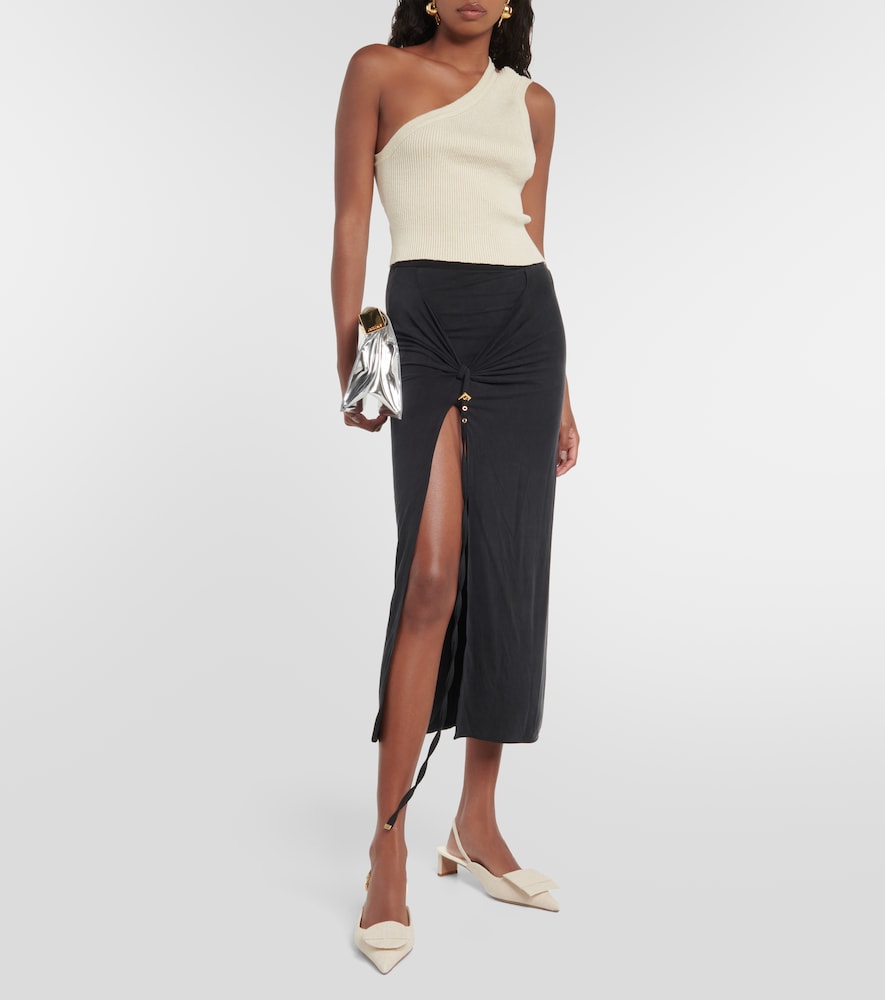 La jupe pareo Croissant midi skirt