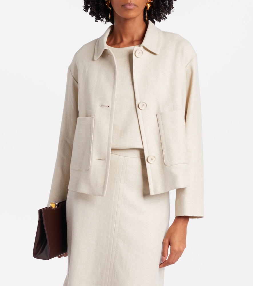 Dattero linen and cotton jacket