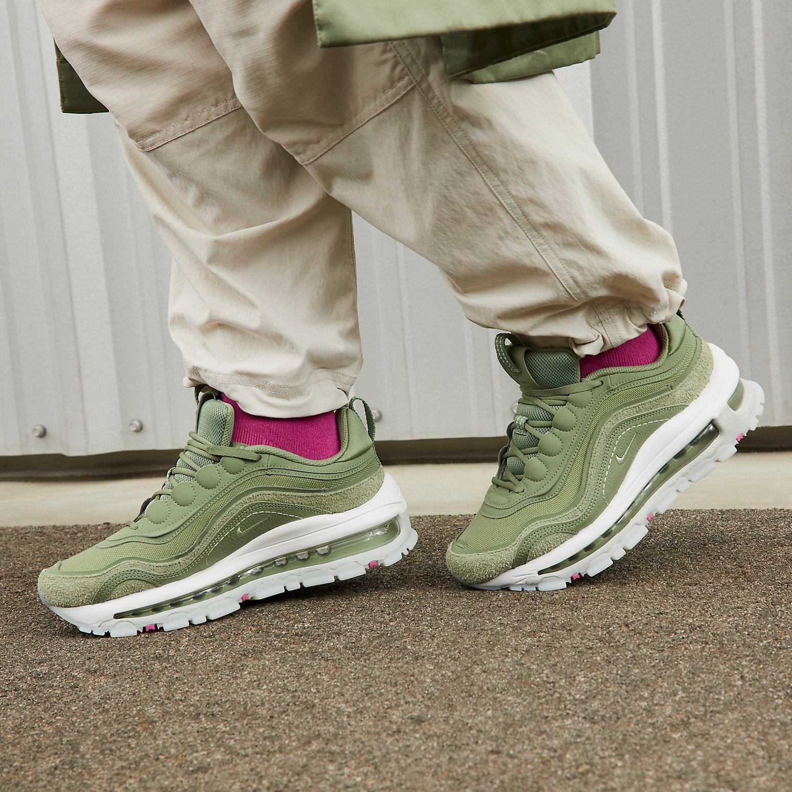 (WMNS) Air Max 97 Futura 'Oil Green'