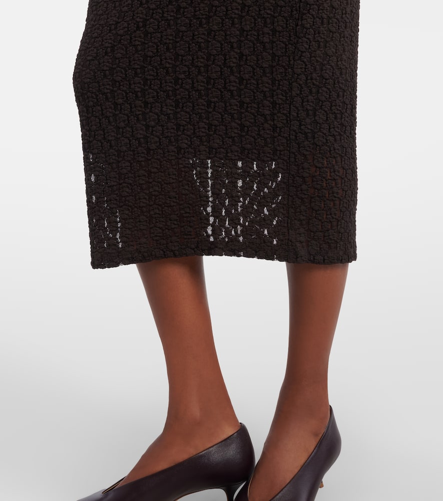 Mia lace midi skirt