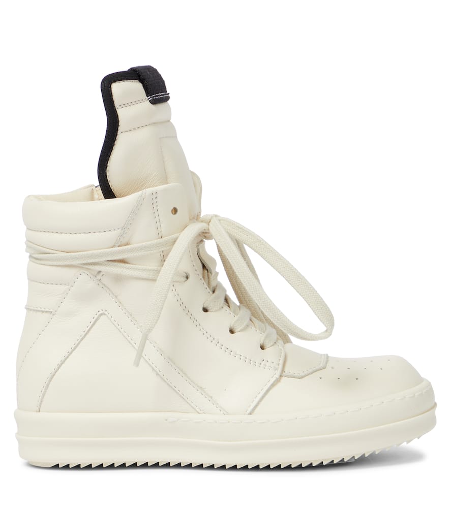 Geobasket leather high-top sneakers