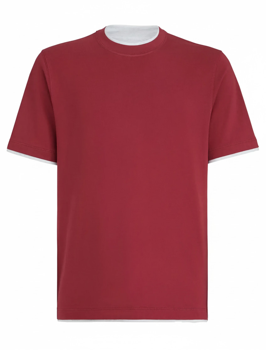 Brunello Cucinelli - crew neck cotton t shirt short sleeve