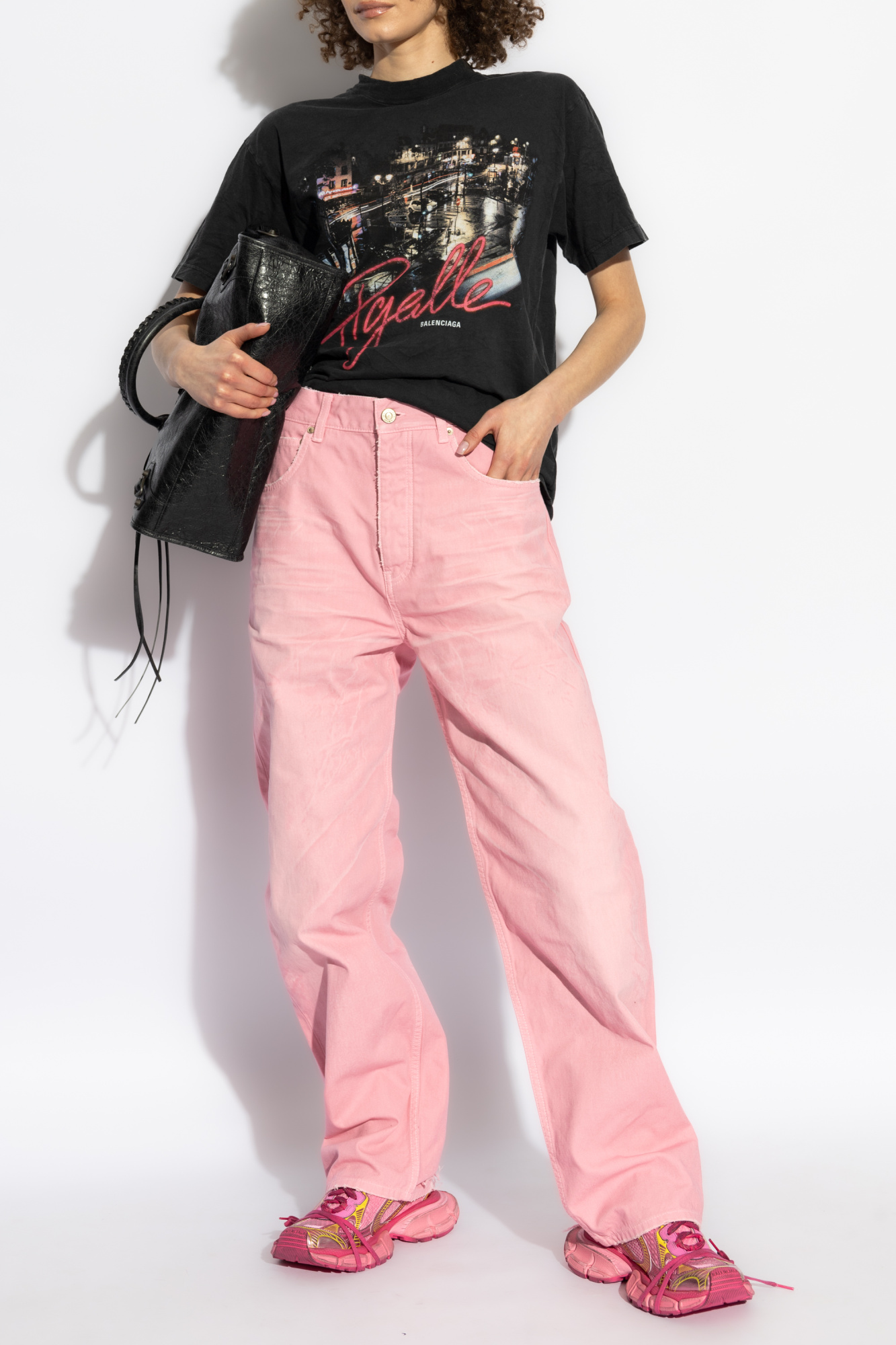Jeans With Pockets, Women's, Pink