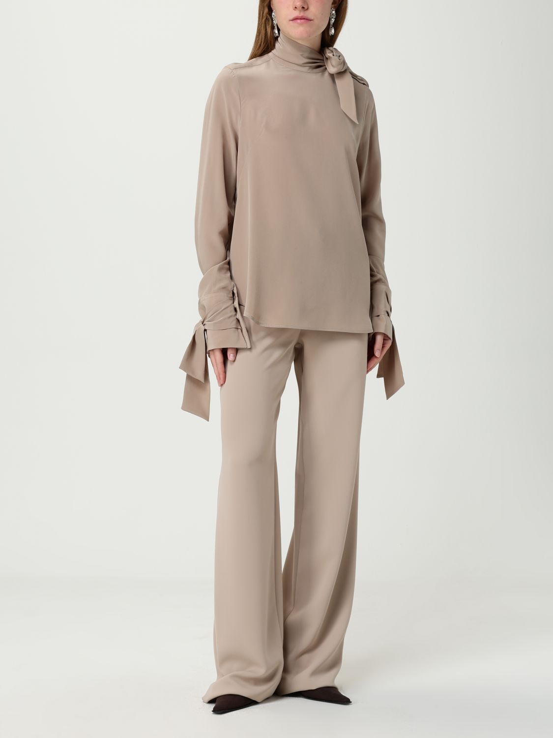 Pants Woman color Sand