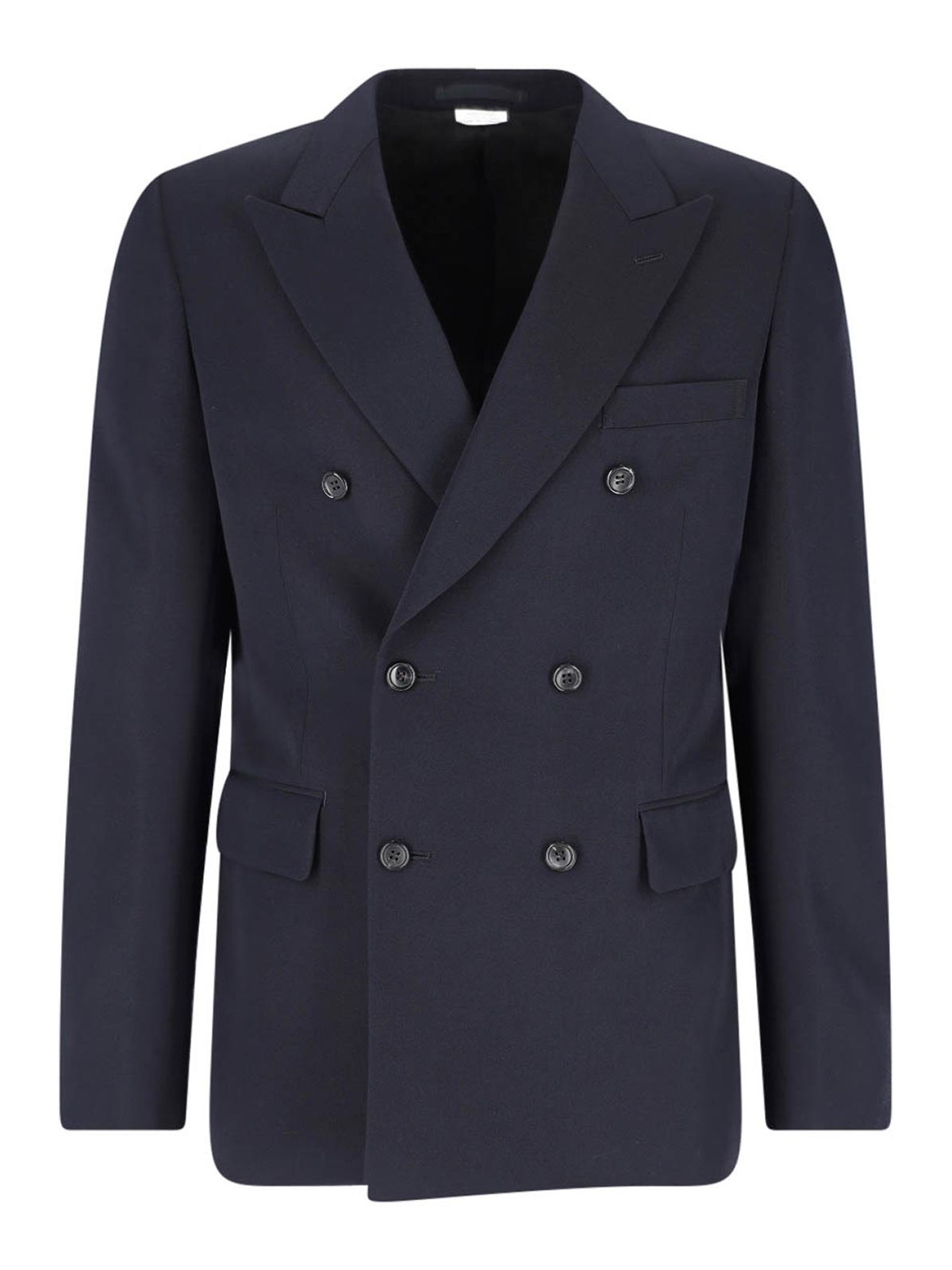 Double-breasted blazer in virgin wool