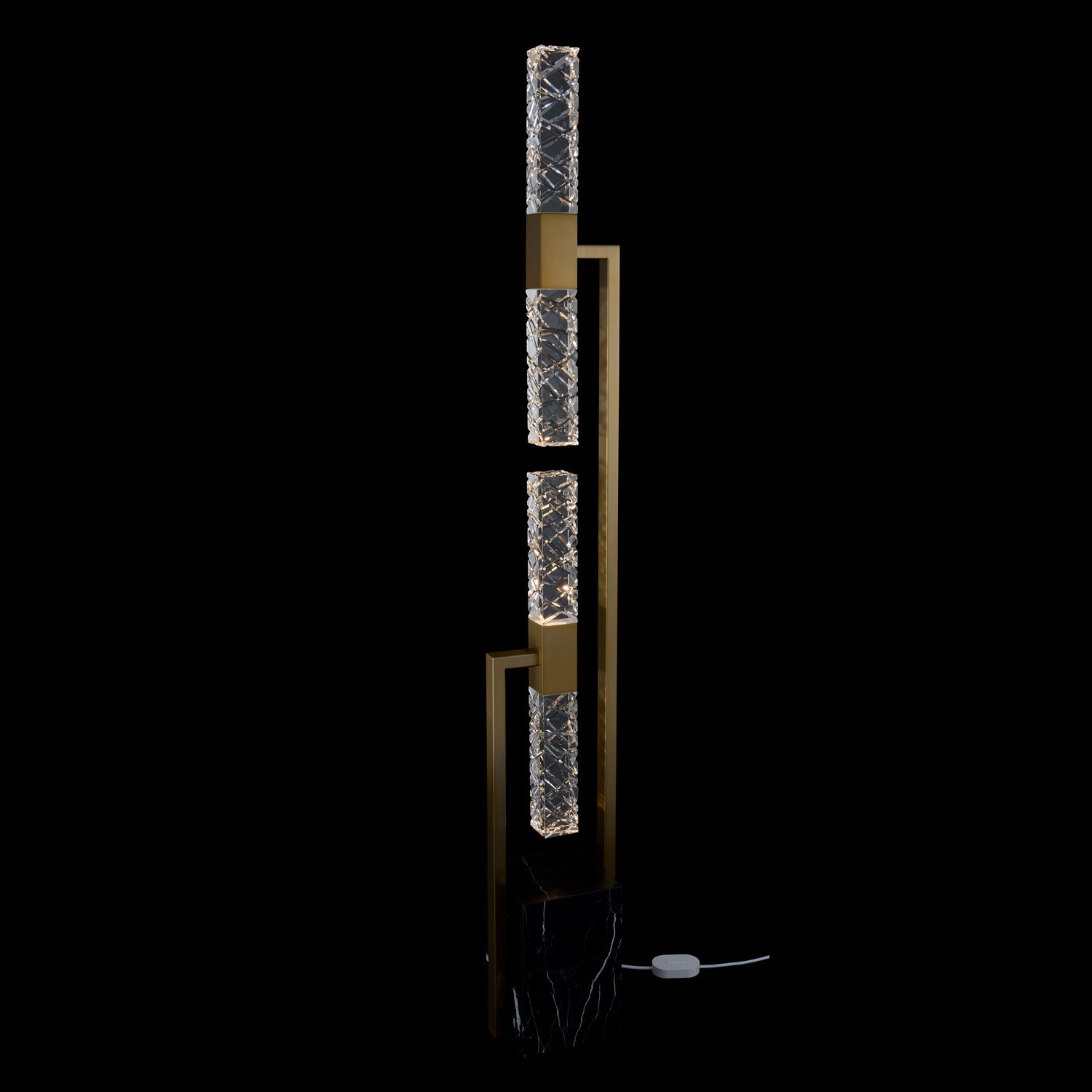 True Brass LED Floor Lamp from the Apollo Collection