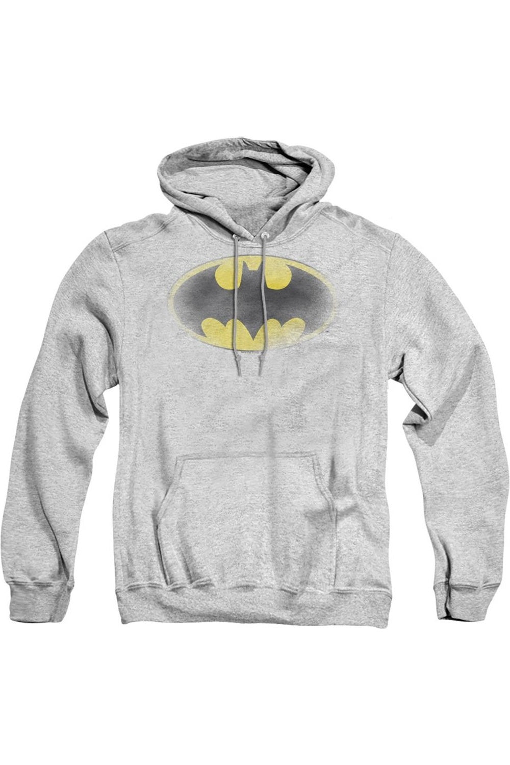 Batman Faded Logo Adult Pull Over Hoodie / Hooded Sweatshirt