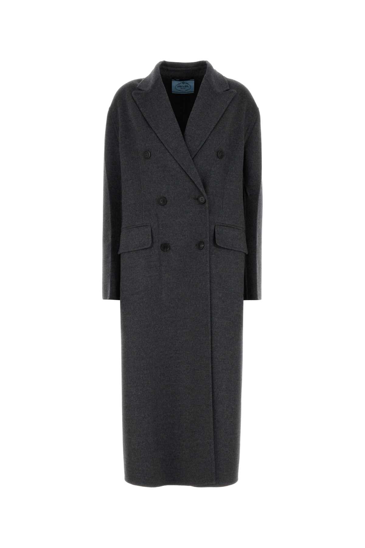 Wool Blend Coat — Gray