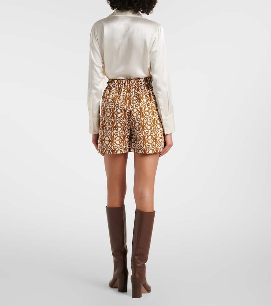 Max Mara Taiga high-rise cotton shorts