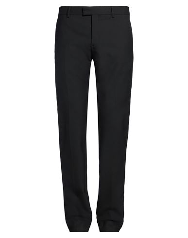 Man Pants Black Size 40 Polyester, Virgin Wool, Elastane