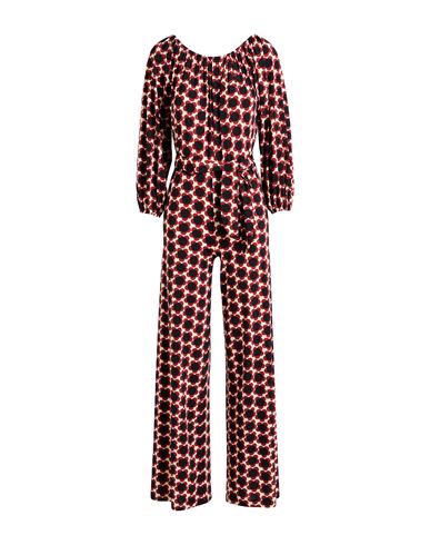 Woman Jumpsuit Brick Size 8 Polyamide, Elastane