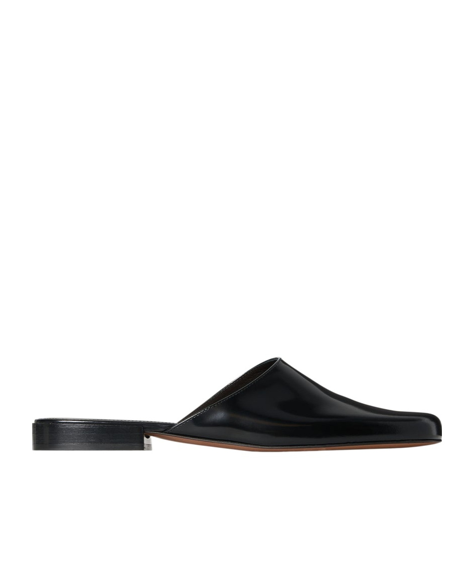 Penelope leather mules