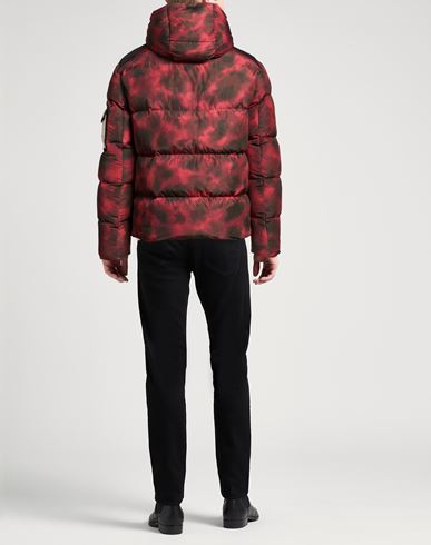Man Puffer Red Size 38 Polyester