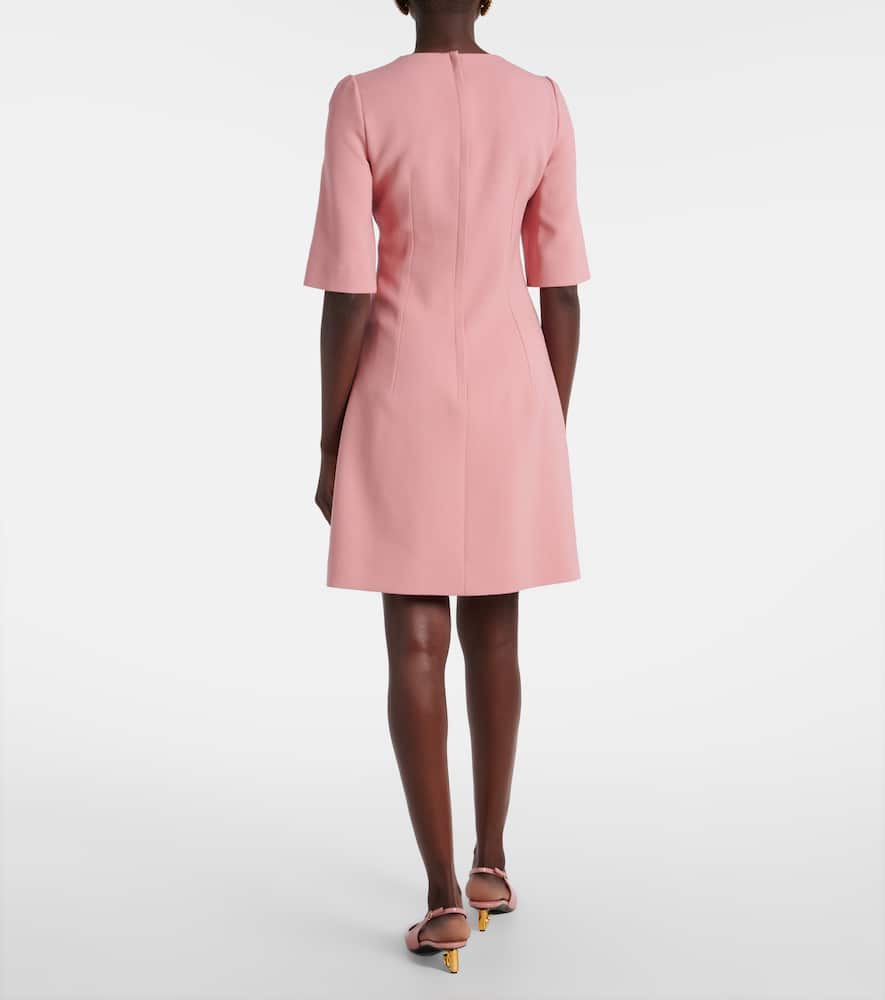 Virgin wool minidress