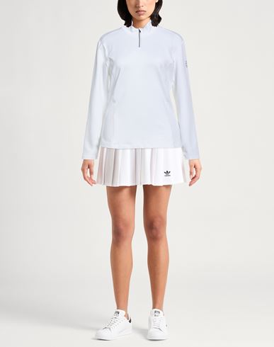 Woman Sweatshirt White Size M Polyester, Elastane
