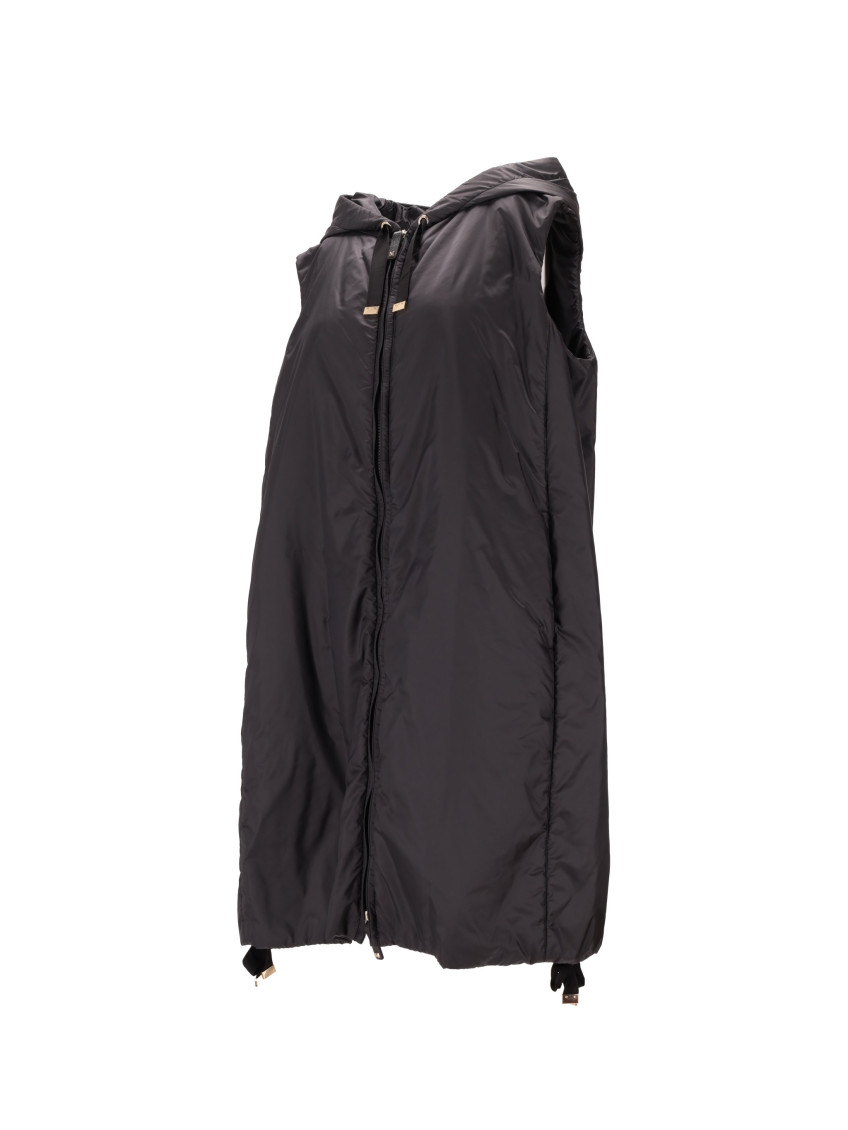 Black Sleeveless Jacket