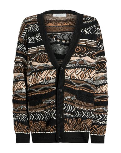Man Cardigan Light brown Size 36 Polyamide, Alpaca wool, Polyacrylic, Synthetic fibers, Wool