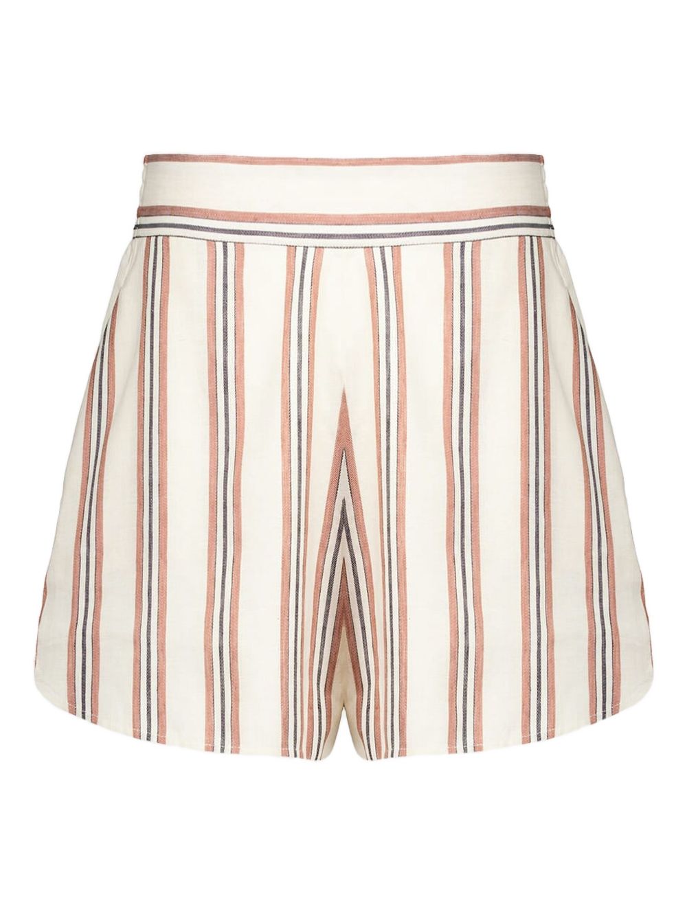 Striped shorts - Neutrals
