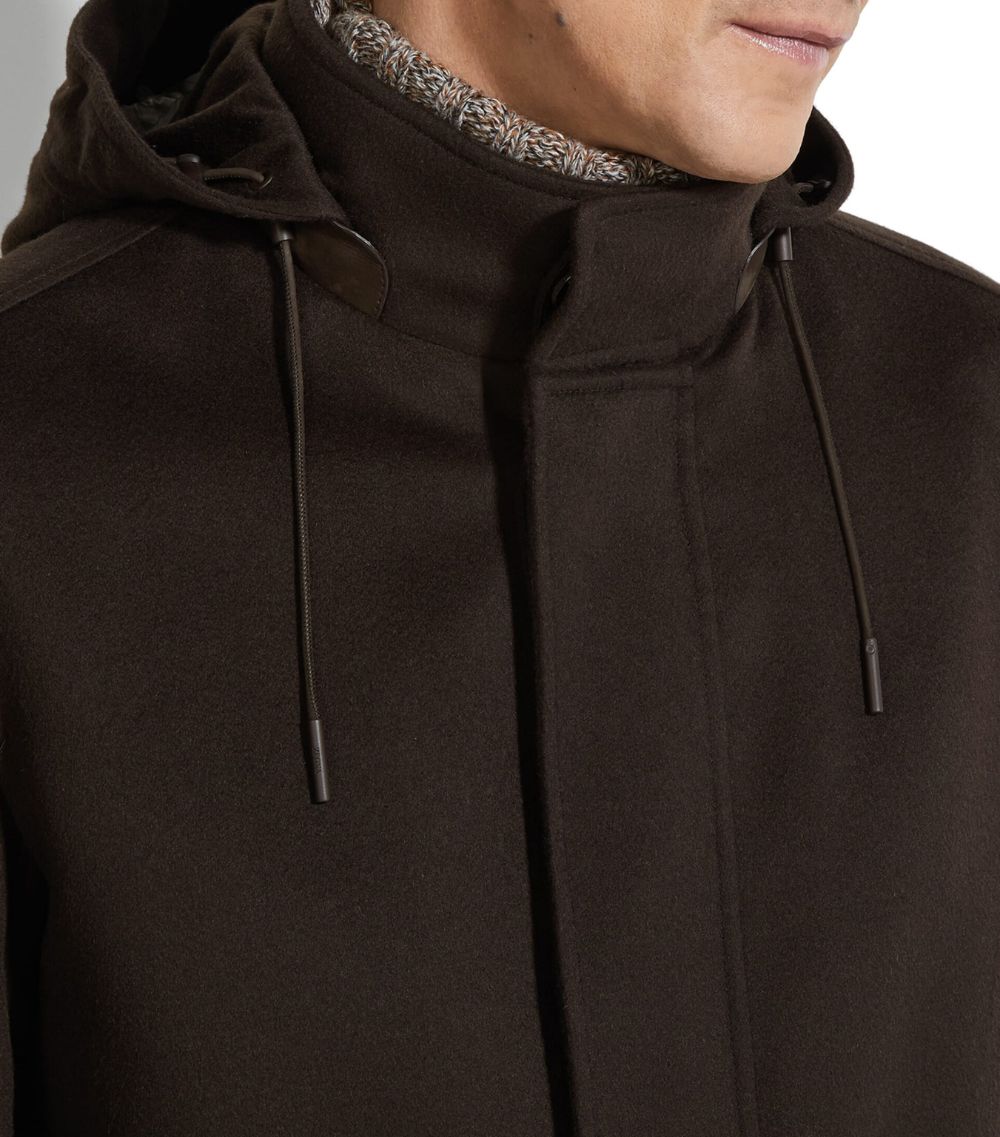 Oasi Cashmere Hooded Elements Jacket