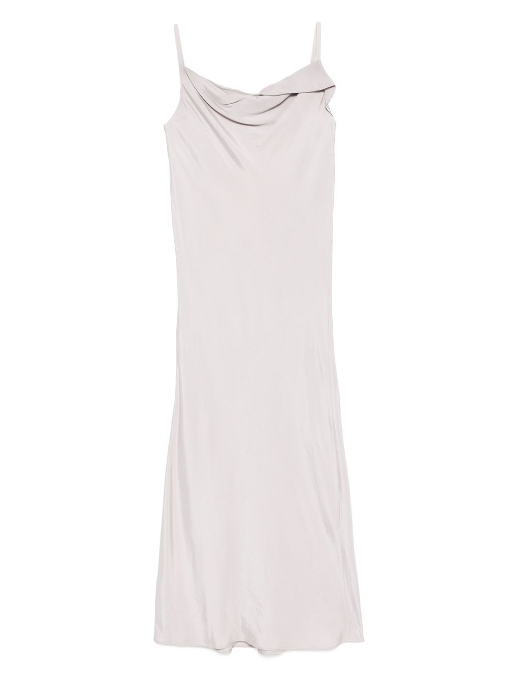 Recto Drapery Neckline Slip dress - Grey