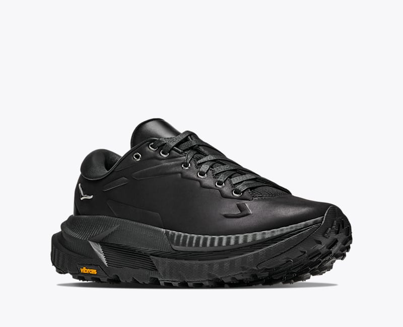 HOKA Elite Terrain System Mafate X Shoes in Black/Black