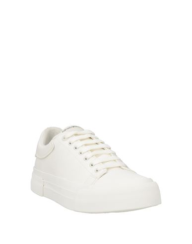 Emporio Armani Man Sneakers White Size 11 Leather