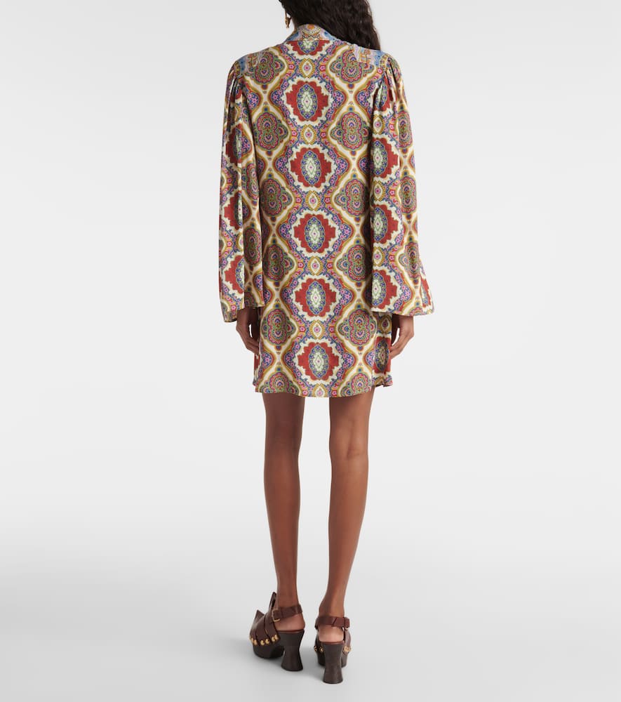 Printed minidress