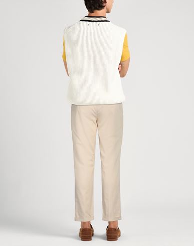 Man Pants Beige Size 28 Cotton, Linen