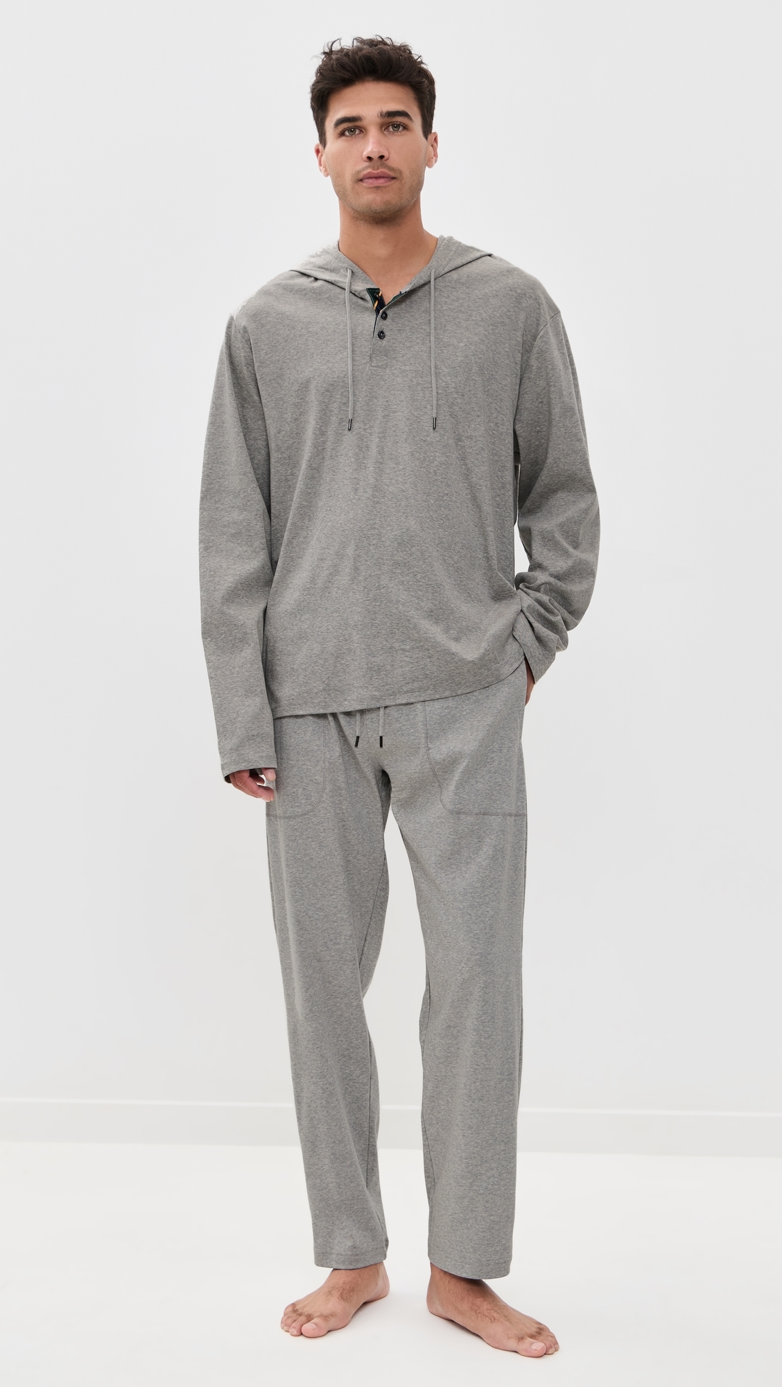 Mercerized Cotton Pajama Pants Andover Heather