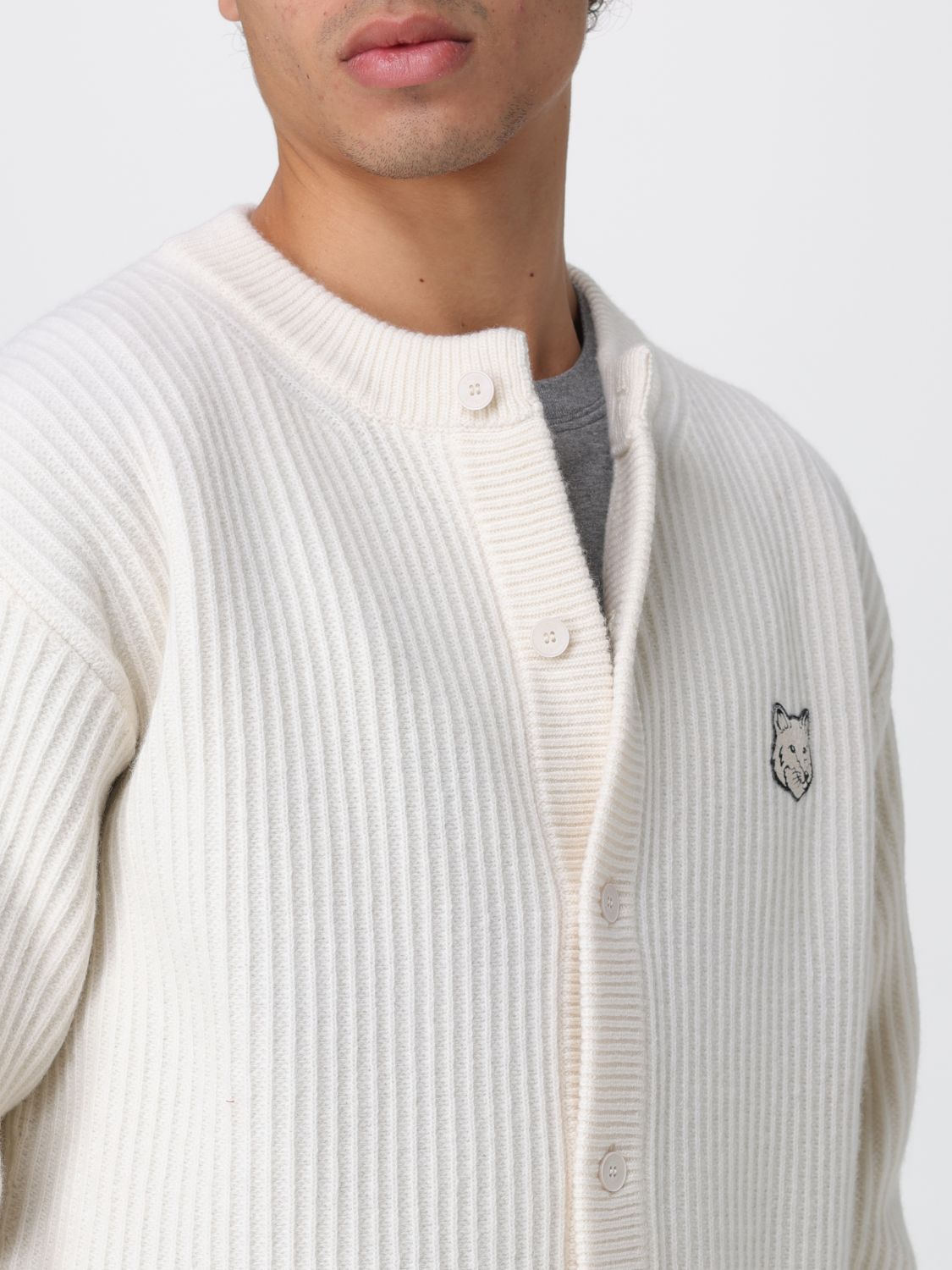 Cardigan MAISON KITSUNÉ Men color Black