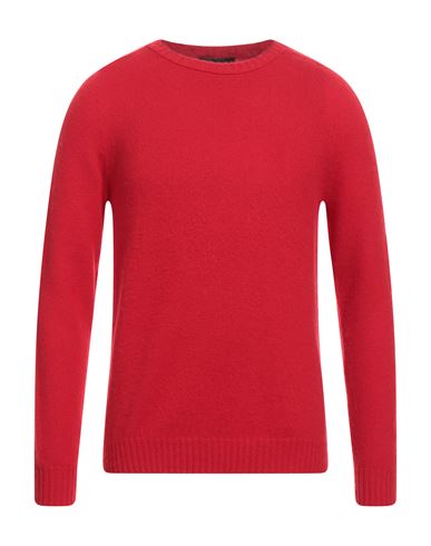 Man Sweater Red Size 36 Geelong Wool