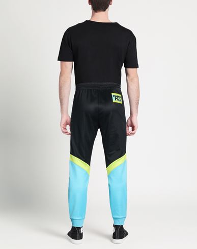 Man Pants Turquoise Size XXXL Polyester, Cotton, Elastane