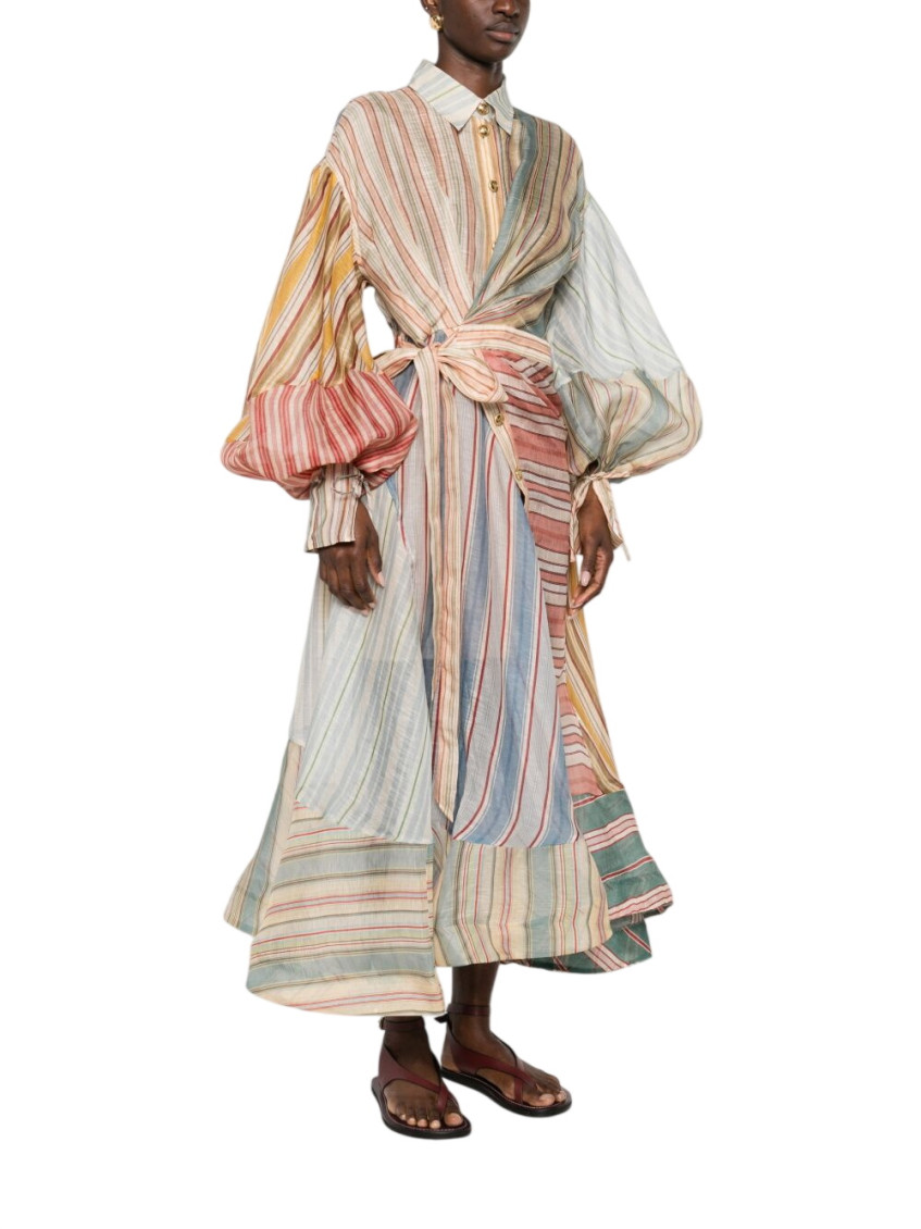 Rebellion Linen And Silk Dress