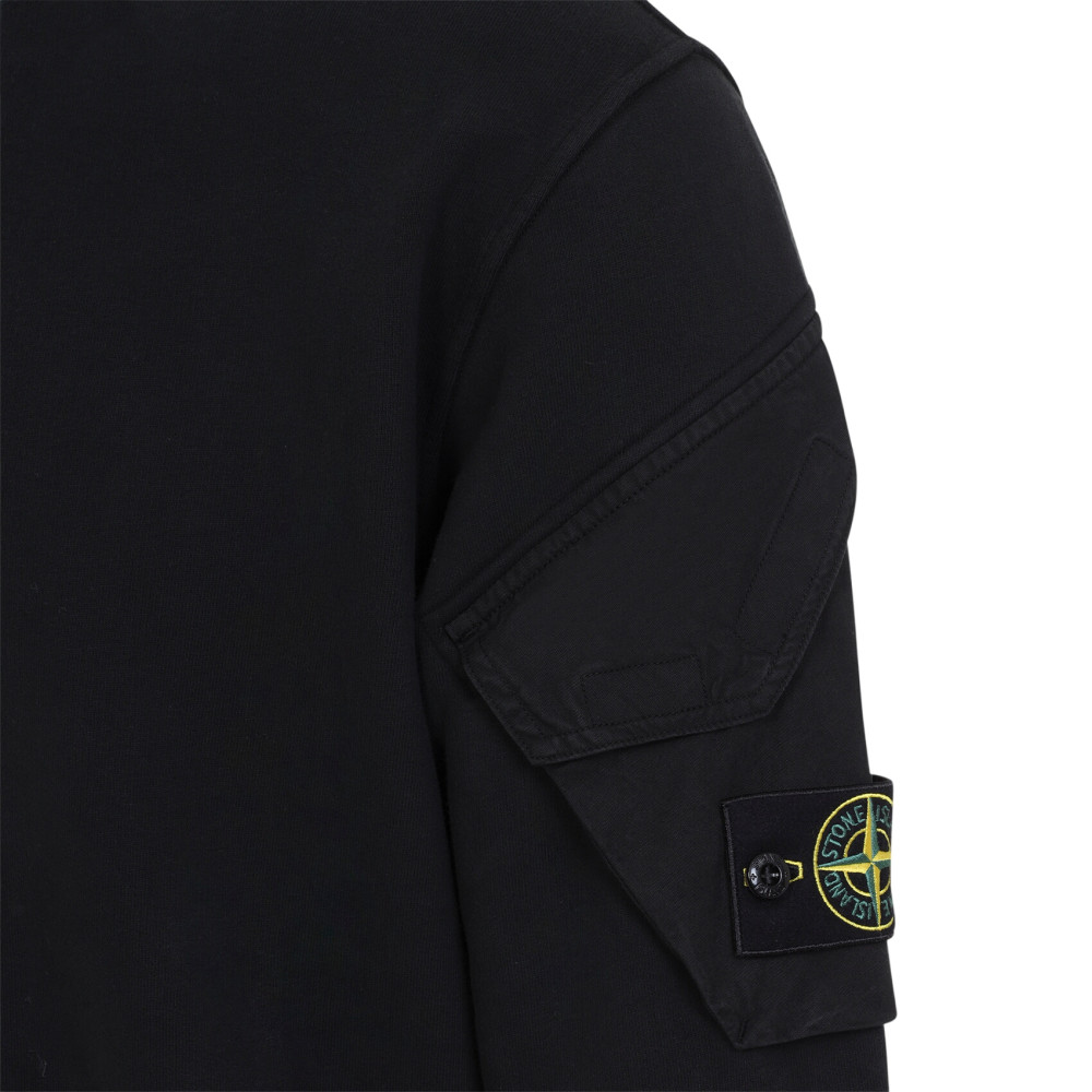 Black Crew Neck Sweatshirt